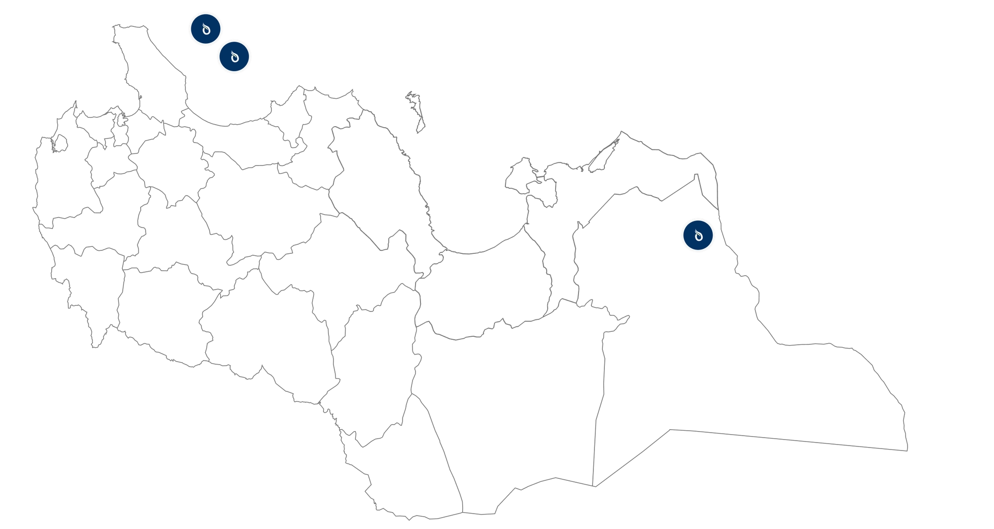 Tunisia Operations Map