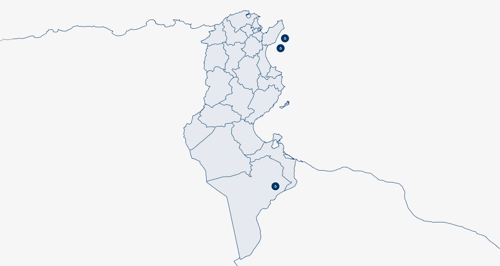Tunisia Operations Map